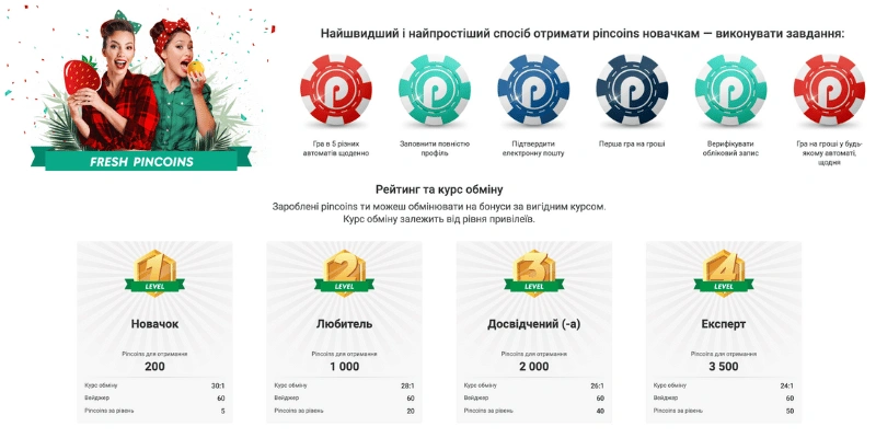 Пин Ап Pincoins